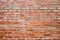 Orange brick rough wall texture