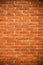 Orange brick wall