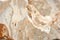 Orange brown marble texture background