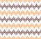 Orange and brown seamless zigzag pattern, vector illustration. Seamless chevron pattern with lines from dots. Halloween geometric