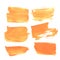 Orange brush strokes - textured strokes