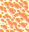 Orange bubbles pattern