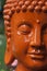 Orange Buddha Head