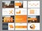 Orange Bundle infographic elements presentation template. business annual report, brochure, leaflet, advertising flyer, corporate