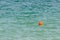 Orange Buoy In Ocean