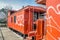 Orange Caboose train