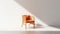 orange Cane chair