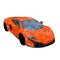 Orange car art vector polygon