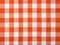 Orange Checked Kitchen Towel Texture