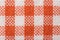 Orange Checked Kitchen Towel Texture