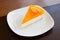 Orange cheese pie
