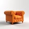 orange Chesterfield chair