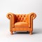 orange Chesterfield chair