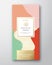 Orange Chocolate Label. Abstract Vector Packaging Design Layout with Soft Realistic Shadows. Modern Typography, Hand