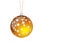 Orange christmas ball