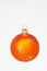 Orange christmas ball - orange weihnachtskugel