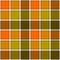 Orange clay marsh check plaid seamless pattern