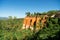 Orange Cliff , Landmark in Roussillon, Provence, France