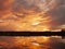 Orange cloud Sunrise Seascape Australia