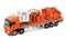 Orange color industrial long vehicle