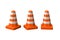 Orange cones