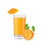 Orange Cool Cocktail