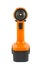 Orange cordless drill front view