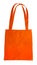 Orange cotton bag