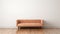 Orange Couch In Empty Room - 3d Rendering Stock Photo