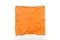 Orange crumpled paper texture