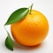 Orange De Choclo: Hyperrealistic Photography On A White Background