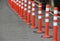Orange Delineator Post for Road or Driveway Separator