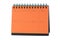 Orange Desk Calendar Note
