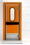 Orange door