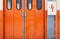 Orange Doors of a Wagon