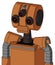 Orange Droid With Multi-Toroid Head And Toothy Mouth And Three-Eyed