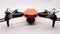 Orange drone with camera