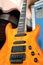 Orange Electric Guitar