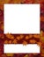 Orange Fall Frame for your message or invitation