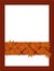 Orange Fall Frame for your message or invitation