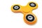 Orange fidget spinner