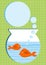 Orange Fishes Aquarium Invitation Card