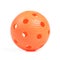 Orange floorball ball