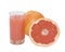 Orange freshness grapefruit with juice