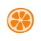 Orange fruit. Mandarin citrus. Hand drawn doodle vector sketch. Sweet food. Tangerine