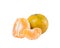Orange Fruit (Mandarin cv. Sai Nam Pueng) isolated on white