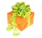 Orange gift box