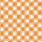 Orange Gingham seamless pattern. Texture from rhombus for plaid, tablecloths, clothes. Vector illustration.