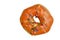 Orange Glazed Donut with Rainbow Sprinkles