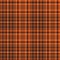 Orange Glen Plaid textured Seamless Pattern